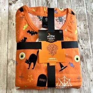 HYDE & EEK! Halloween 2-Piece Pajama Set Men’s XXL Joggers Long Sleeve PJs NWT